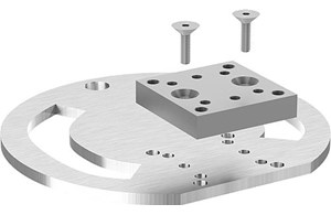 Adapterplatte 
rund